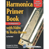 Harmonica Primer Book For Beginners With Video And.., De Wolf, Tom. Editorial Independently Published En Inglés