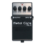 Pedal Efecto Guitarra Eléctrica Boss Ml2 Metal Core Color Gris Oscuro