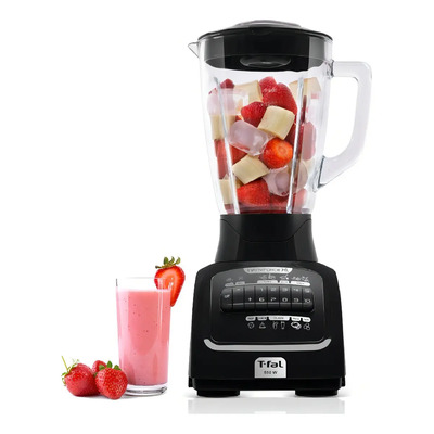 Licuadora Infinyforce Xl 2.2l Vaso Vidrio 10 Vel T-fal Color Negro | Envío gratis