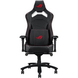 Silla De Escritorio Asus Rog Chariot Core Gamer Ergonómica  Negra Con Tapizado De Cuero Sintético