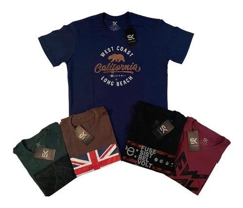 Kit 10 Camisas Masculinas Todos Tamanhos P-gg Plus Size  | Parcelamento sem juros
