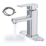 Lavabo Grifo Baño Llave Monomando Fregadero Inoxidable