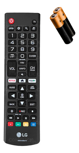 Controle Remoto Tv LG 43lj5500 49lj551c 55uj6300 65uj6585