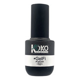 Gel Top Coat Finish, #gelfi Esmalte Para Uñas. Koko Nails Color Transparente