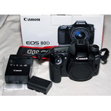 Canon Eos 80d Body 11mil Disparos En Caja Exelente