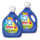 2 Pack Ariel Detergente Liquido Ropa Revitacolor 5 Lt