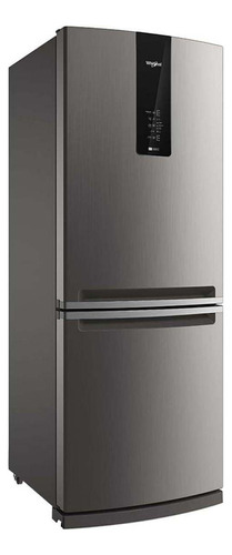 Heladera No Frost Whirlpool Wre57 Inox Con Freezer 443l 220v