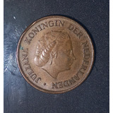 Moneda De Juliana Nlderlanden Konix Der Año 1975 5 Centavos.