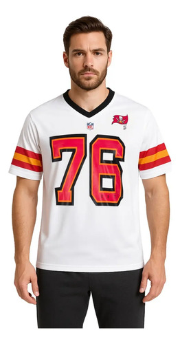 Nfl Playera Aficionado Tampa Bay Buccaneers Blanco De Hombre | Meses sin interés