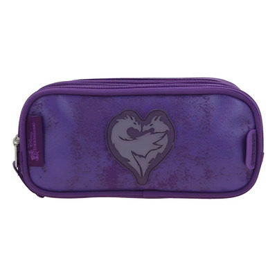 Lapicera Estuche Triple Chenson Descendientes Niña Everal Violeta Everal | Envío gratis