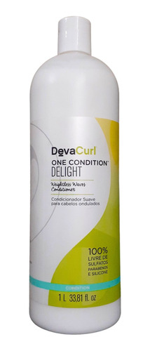 Devacurl One Condicionador Delight Cabelo Ondulado 1 L