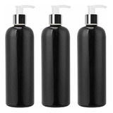 3 Envase Dosificador Jabón - Shampoo - Botella Pet 1 Litro