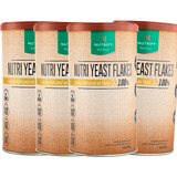 Kit 4x Nutri Yeast Flakes Levedura Nutricional Flocos - 300g