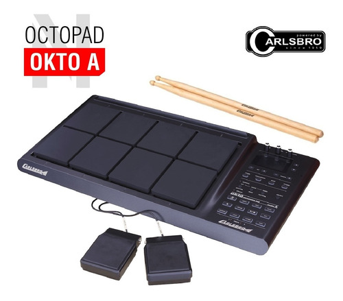 Octapad Carlsbro Okto A Batería Electrónica Midi Y Bluetooth
