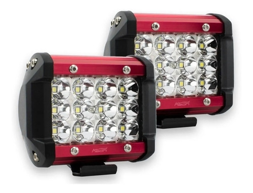 Par Faro 12 Hiper Led Dually Varios Colores C/estrobo Auxil