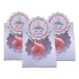 Souvenirs Baby Shower Unicornio  X 20 Personalizado 
