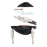 Cable Profesional De Plug 6.3mm A Plug 6.3mm 10 Mts Cph-53