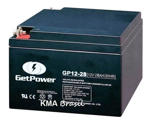 Bateria Selada 12v 28ah Getpower Gp12-28 Nobreak E Outros