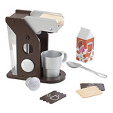 Cafetera Espresso Café Juguete Con Accesorios Kidkraft ;o