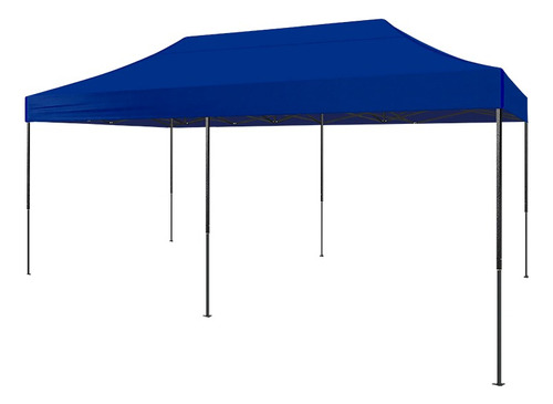 Toldo Tipo Carpa Plegable 6x3 Metros Azul Gardecor