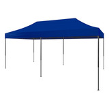 Toldo Tipo Carpa Plegable 6x3 Metros Azul Gardecor