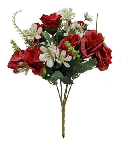 Flor Artificial Ramo De Rosas Decorativas  - Sheshu Home