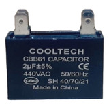 Capacitor Cuadrado 2uf Aires Acondicionados / Ventiladores