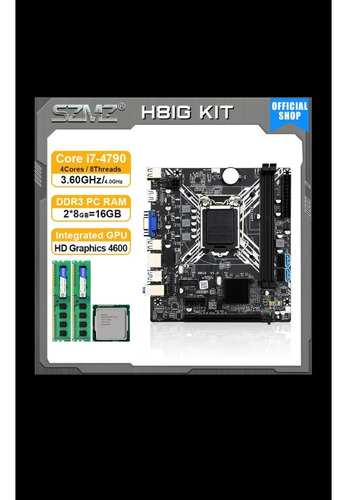 Kit Upgrade Gamer Barato - Intel Core I7 4790  H81g 16gb Ram