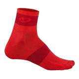 Calcetines Giro Comp Racer Ciclista Rojo Poliéster Ciclismo