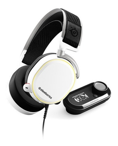 Auriculares Con Cable Steelseries Arctis Pro Para Jugadores Con Gamedac 61454, Color Blanco