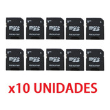 X10 Adaptador Lector De Memorias Microsd A Sd