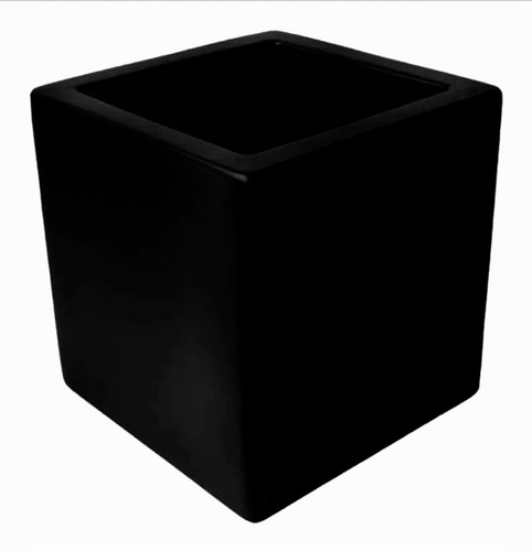 Maceta Cubo En Fibra De Vidrio 20x20 Cm