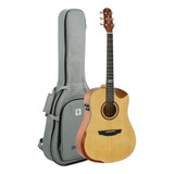 Violão Strinberg Folk Elétrico Sd301hcr Aço Galaxy + Capa