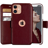 Funda Para iPhone 11 - Bordo Con Tarjetero