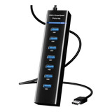 Hub Multipuerto Usb 7 Puertos 3.0 Led Alta Velocidad