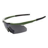 Gafas Goggles Táctico Tiro Uv400 Protección Con 3 Lentes