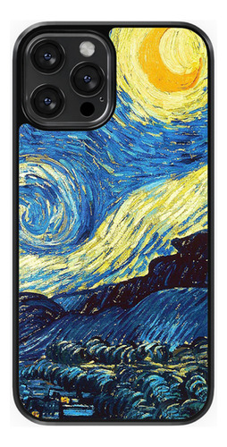 Funda Compatible Con iPhone De  Noche Estrellaada Pintura #7