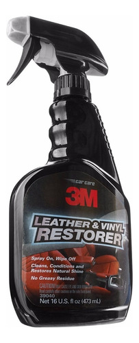 Restaurador De Cueros Y Vinilos 3m Car Care - 473ml