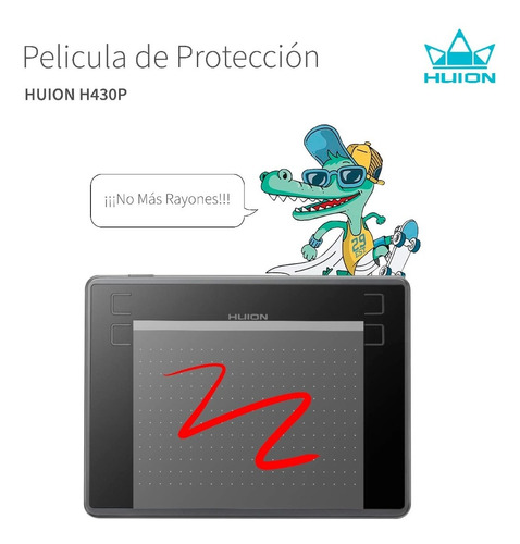 Protector Pantalla Anti Rasguños, Tableta Huion H430p