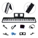 Piano Digital De 88 Teclas Portátil Con Bluetooth Y Midi