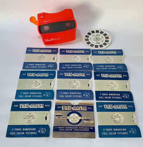 View Master Tyco Con 10 Reels Sawyer's 50's Vintage L.7