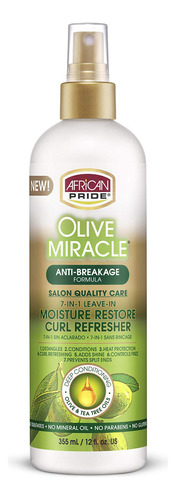 African Pride Olive Miracle 7 En 1 Sin Enjuague