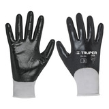 Guantes Poliéster Recubrimiento Nitrilo Chicos, Truper 18025