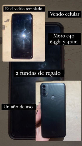 Moto E40 Dual Sim 64 Gb  Gris Acero 4 Gb Ram