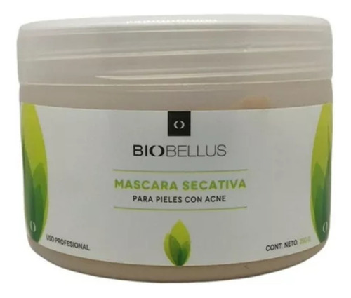 Máscara Secativa Pieles Acneicas Biobellus Tipo De Piel 250g