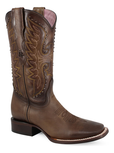 Ladies Malcreado|botas Vaqueras Para Mujer Piel Res- Liberty