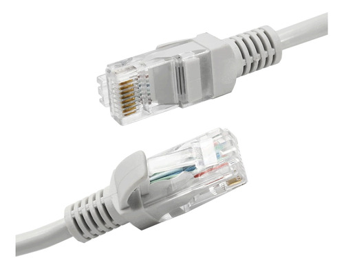 Cable Ethernet Rj45 10/100 X 1.5 Mts - Blanco X10 Unidades