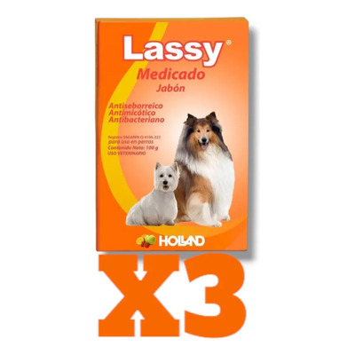 3 Piezas Jabón Lassy Medicado (antimicótico, Antibacteriano) | Envío gratis