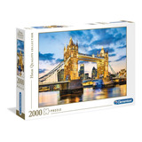 Puzzle Rompecabeza Tower Bridge Atardecer X 2000 Clementoni
