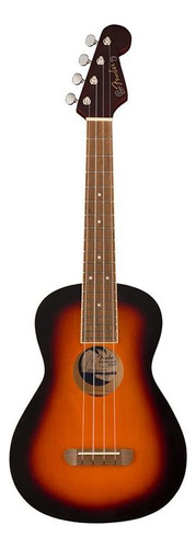 Fender Avalon Tenor Ukulele, 2-color Sunburst Ukulele Color Marrón